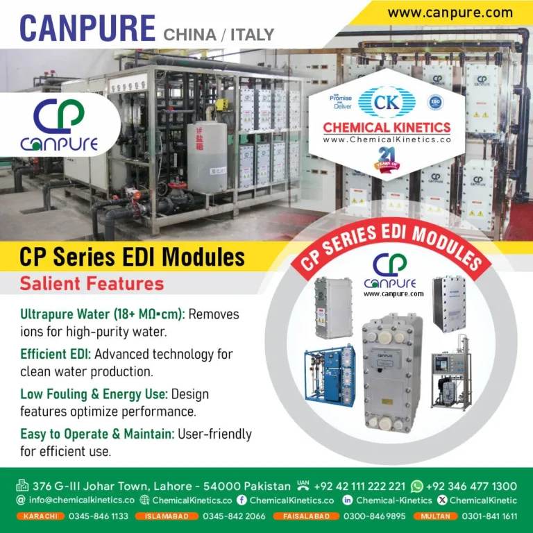Canpure EDI Modules For High Purity Water In Pakistan - Canpure Edi Modules - Chemical Kinetics