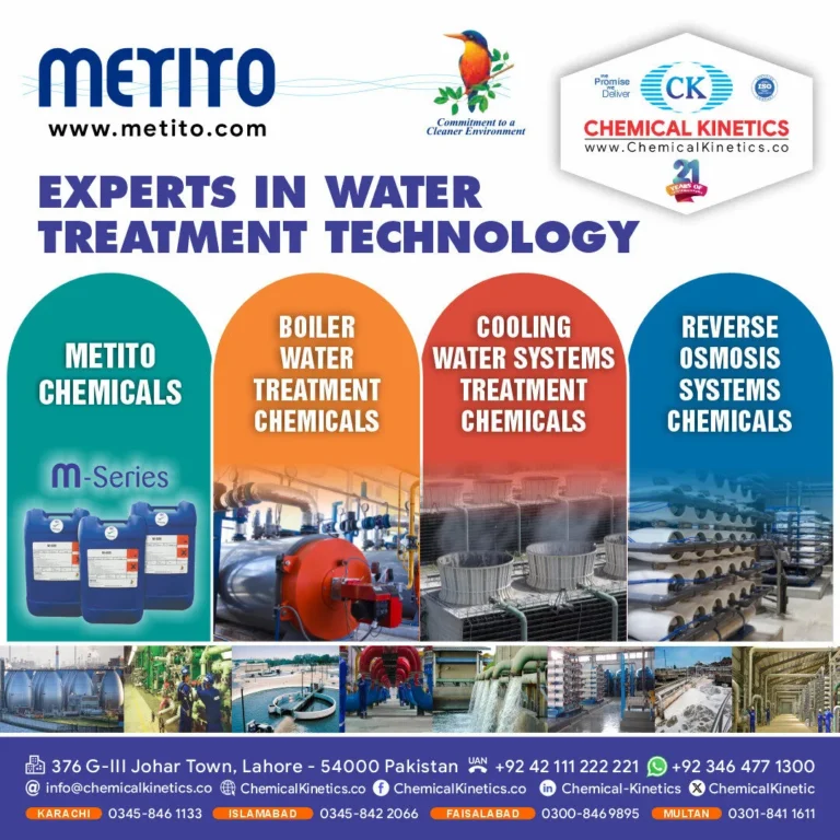 Metito Water Treatment Chemicals For Industrial Solutions - Metito Water Treatment Chemicals - Chemical Kinetics